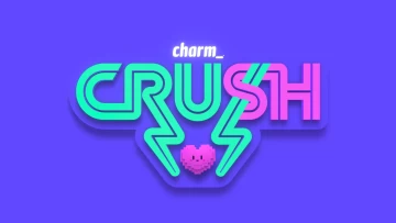 A logo for Charm Crush