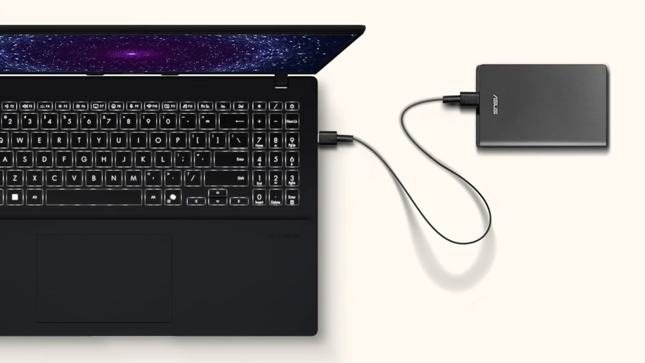 The ASUS Vivobook 16 Copilot PC laptop