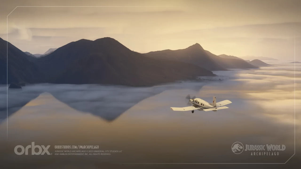 Microsoft Flight Simulator is gaining Jurassic Park to explore, dinosaurs included