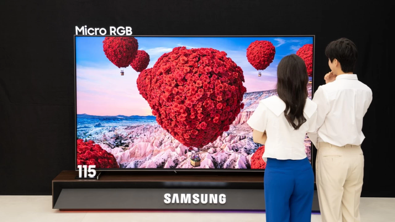 Samsung micro rgb 115 inch TV