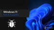 patch tuesday promo with a bug on top indicating an issue