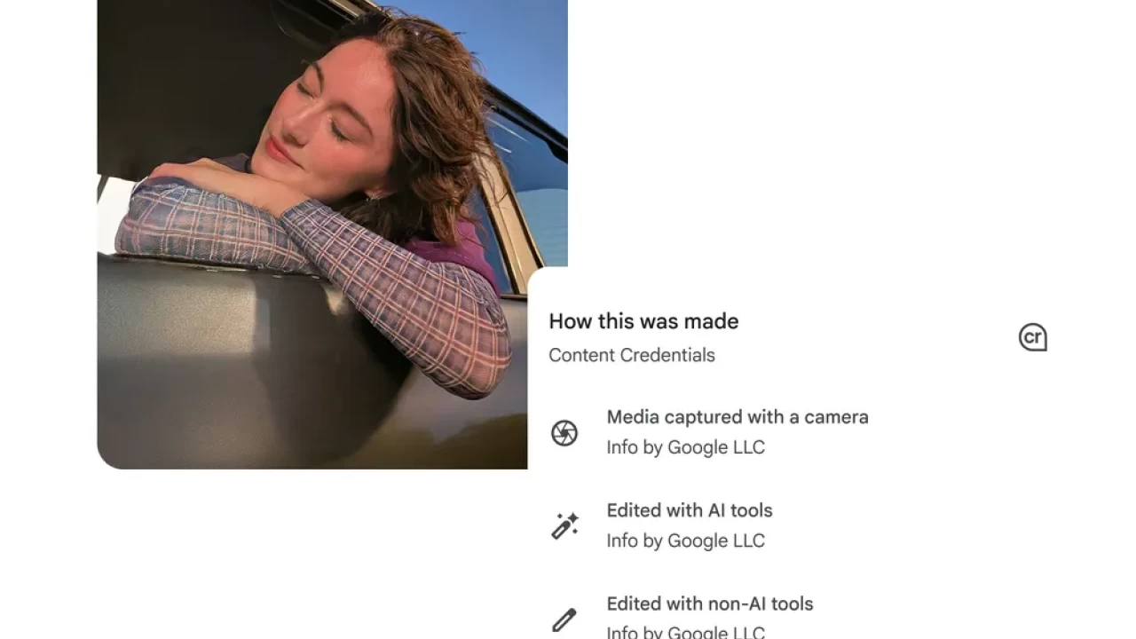 Google Photos gets C2PA Content Credentials