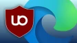 Microsoft Edge and uBlock Origin logos