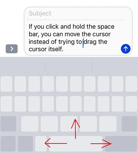 Cursor navigation in text field