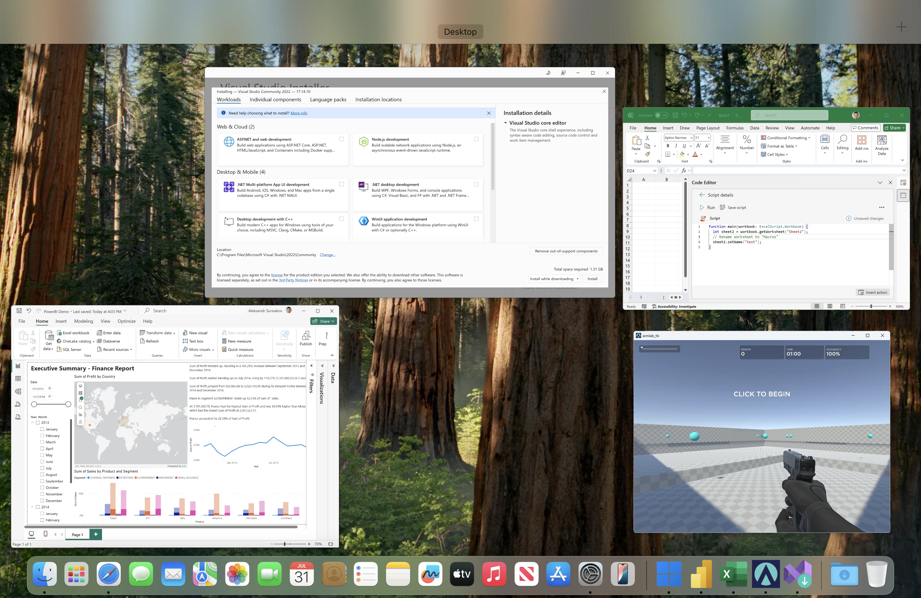 Parallels Desktop 26 Running Windows 11