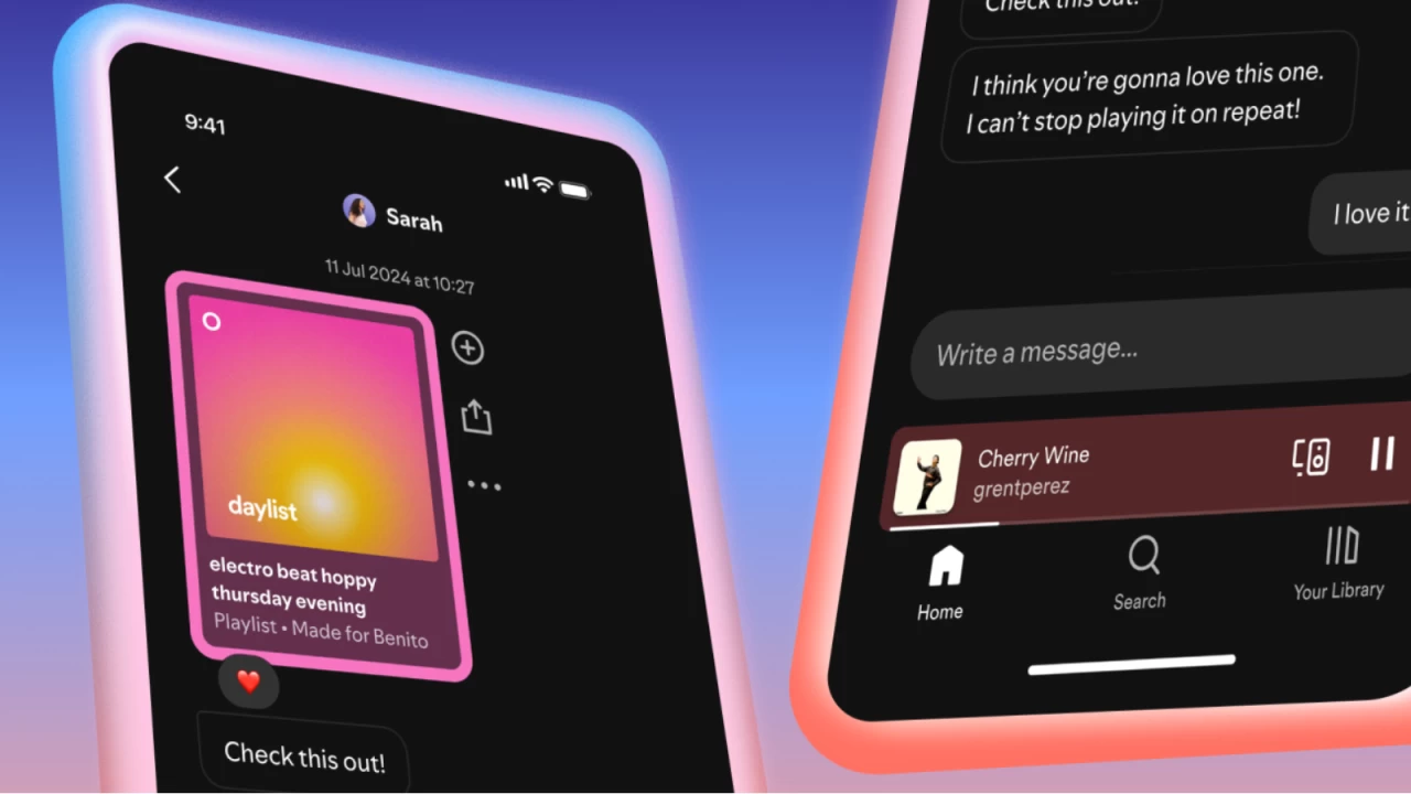 Direct Messages in Spotity