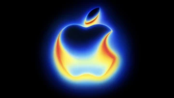 Apple Awe dropping logo
