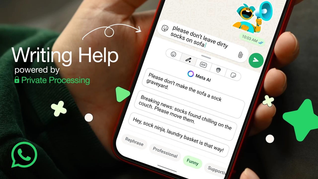 WhatsApp Writing Help banner