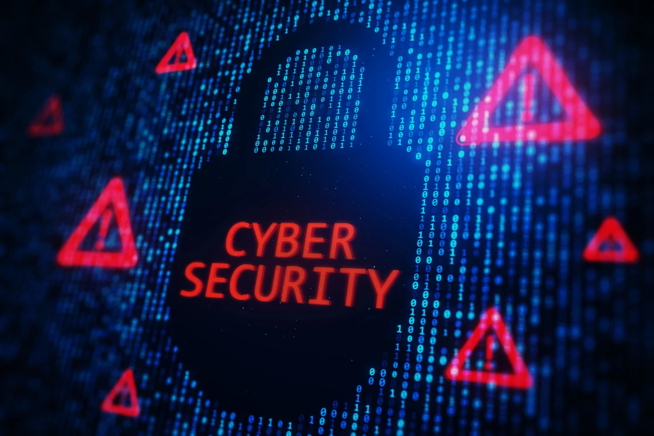 A cybersecurity graphic