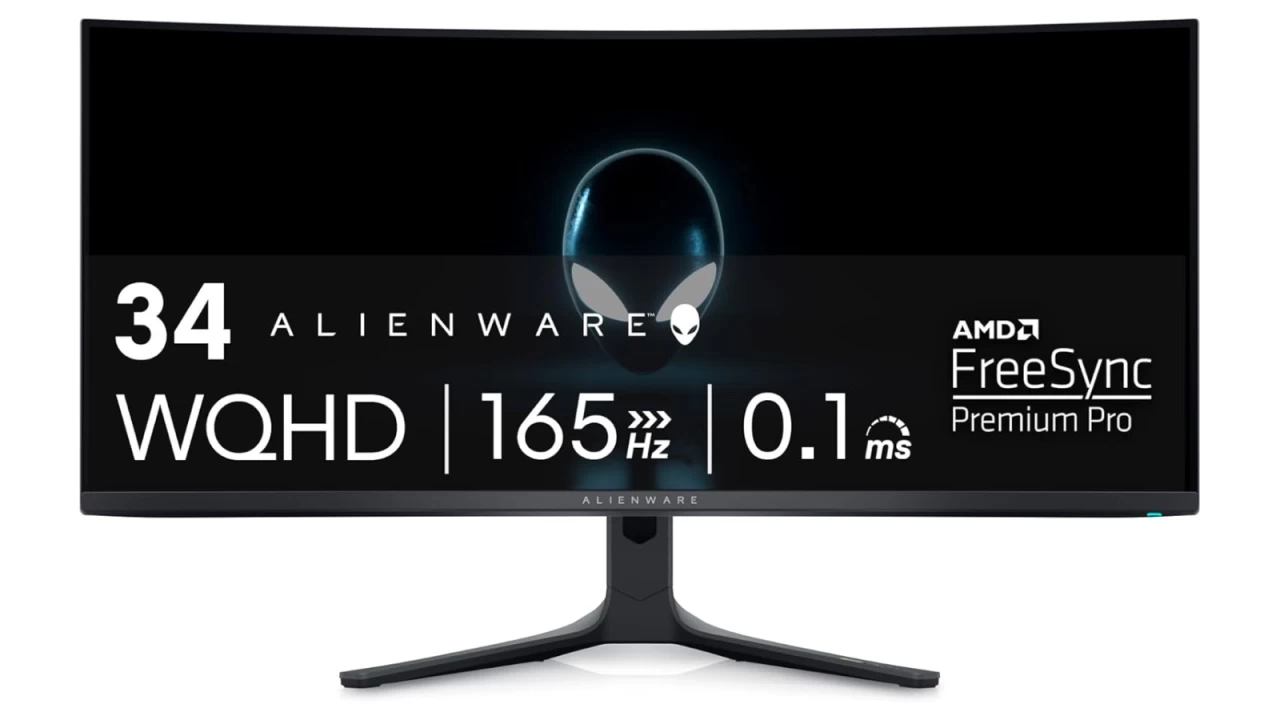 The Alienware 34 monitor