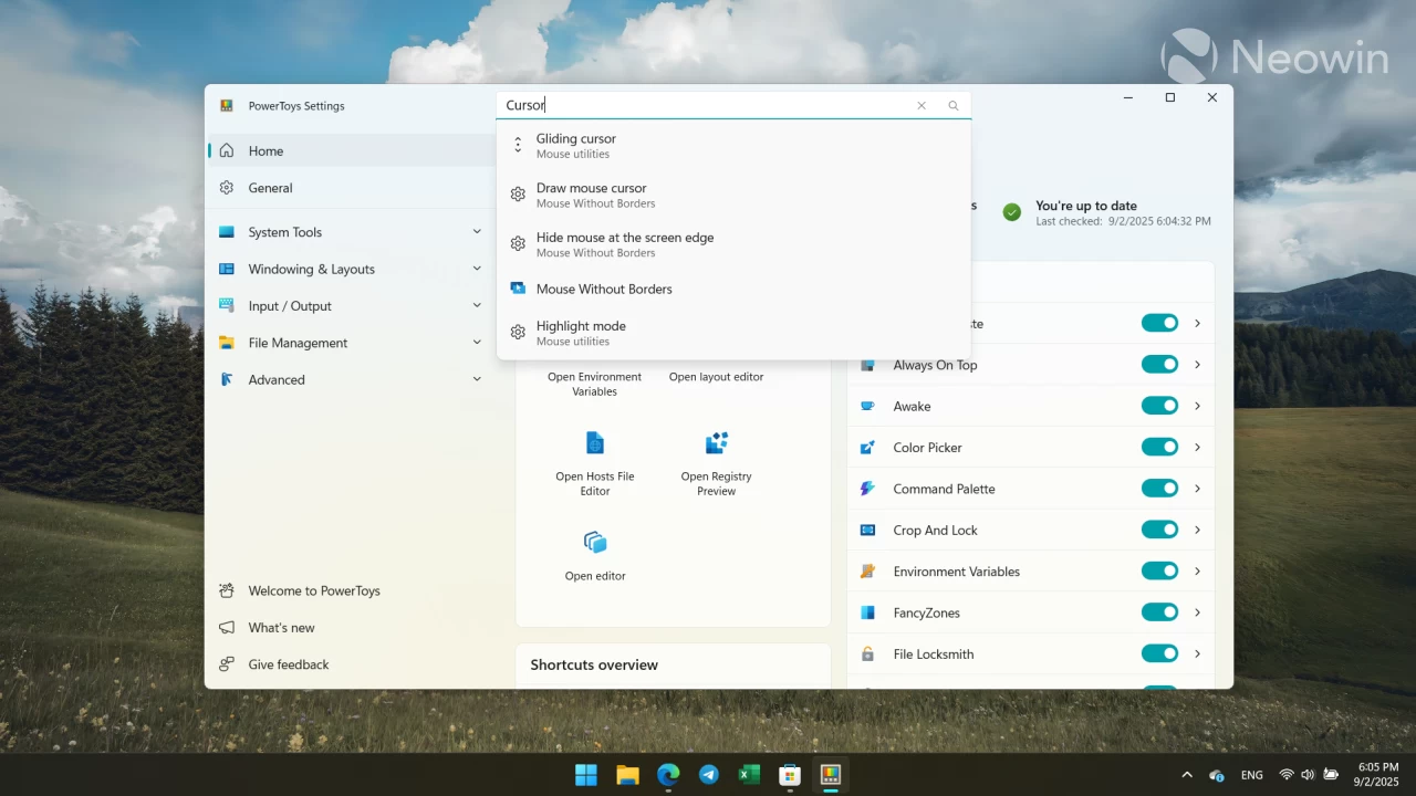 PowerToys 094 in Windows 11