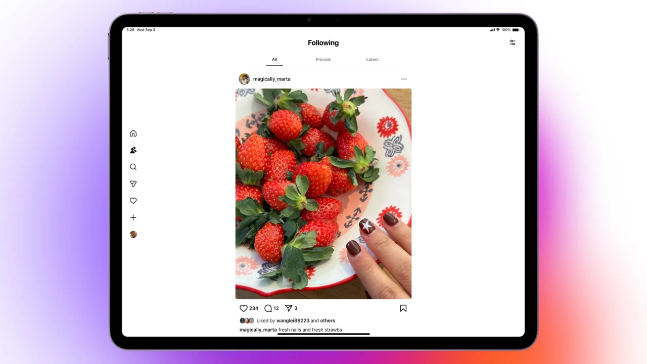 Instagram for iPad app