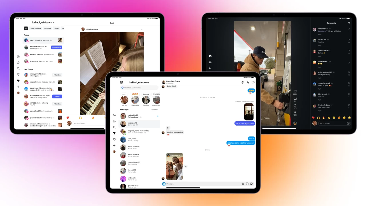 Instagram for iPad app