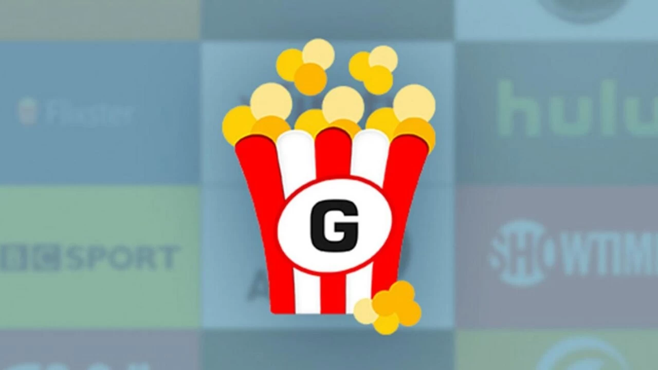 Getflix logo (popcorn with a G on the carton)