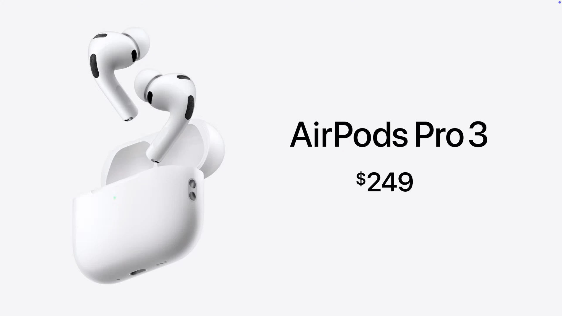 Apple launches AirPods Pro 3 with heart rate sensing and 4x better