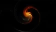 a spinning light in the universe