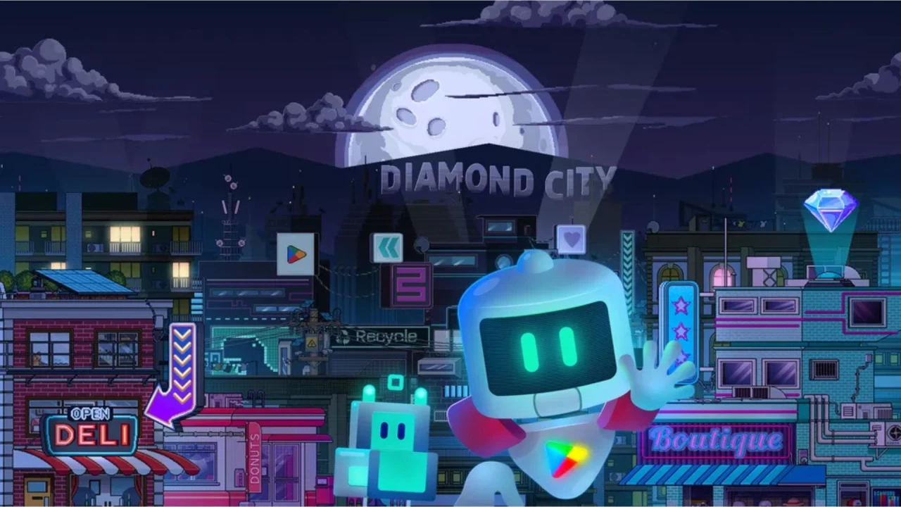 Google Diamond City Mini Game