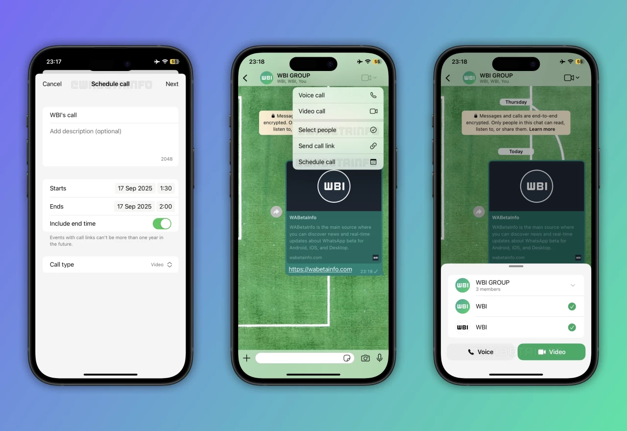 Unified calling in WhatsApp