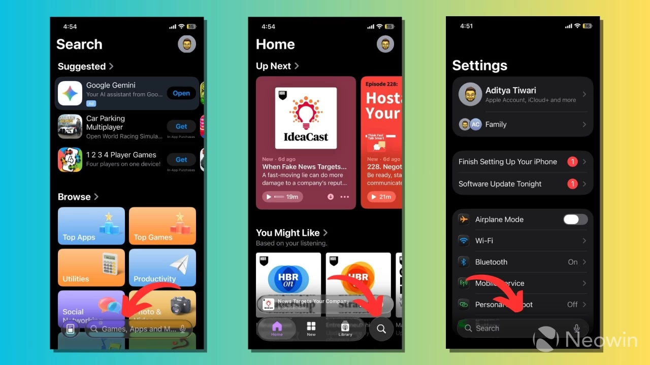 A sleek digital interface with new options