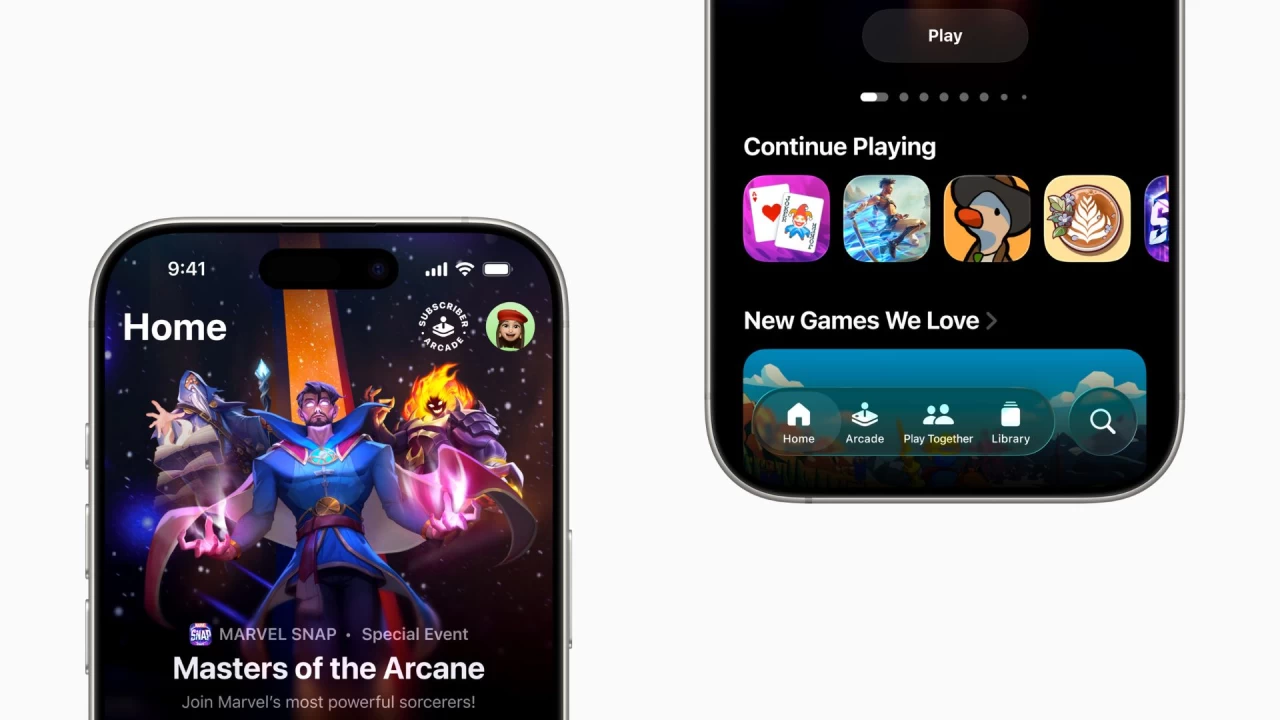 iOS 26 Apple Games