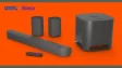 ONN Roku soundbar system with surround and subwoofer