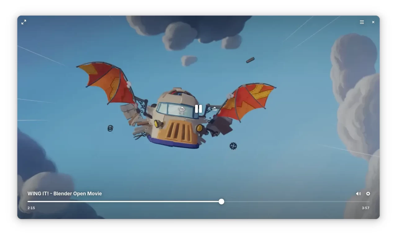 Video Player in Gnome