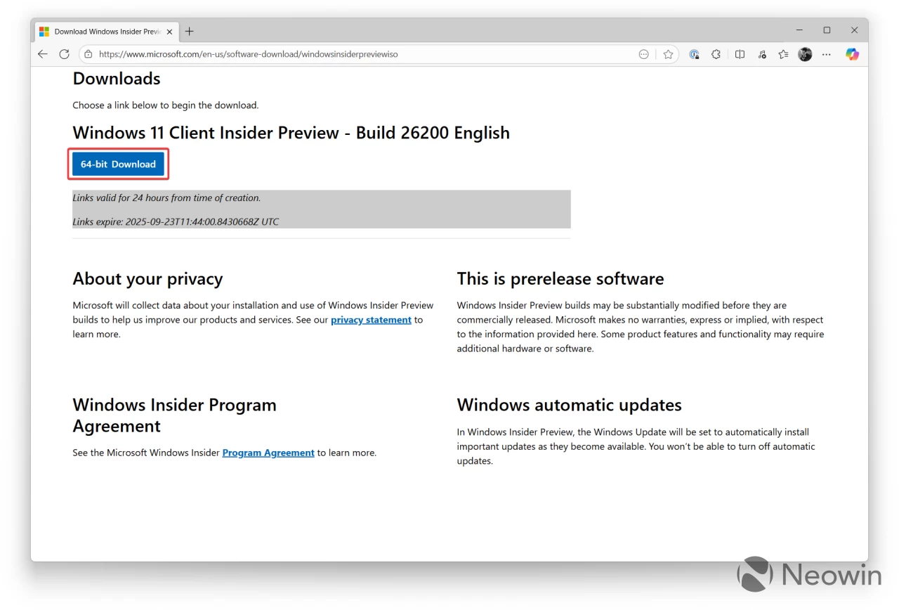 windows 11 version 25h2 download install