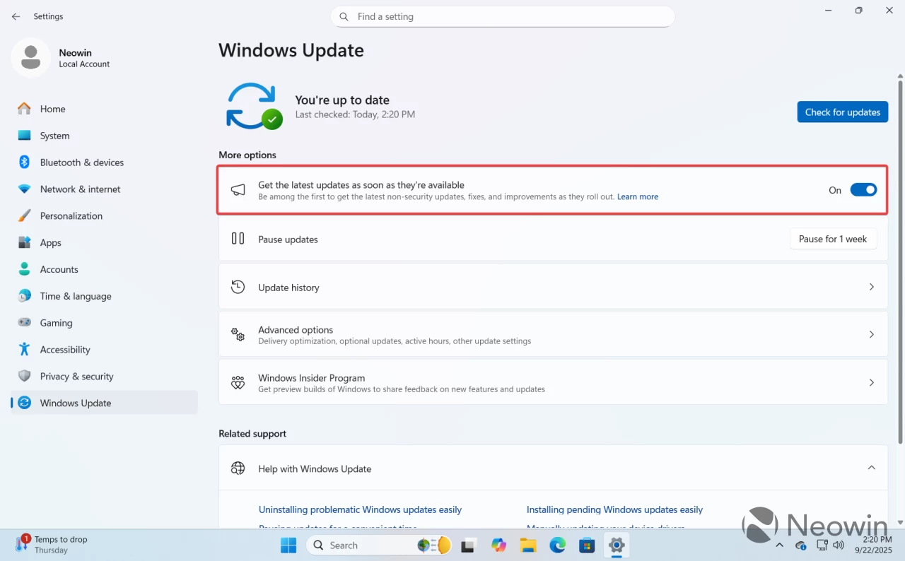 How to install Windows 11 version 25H2