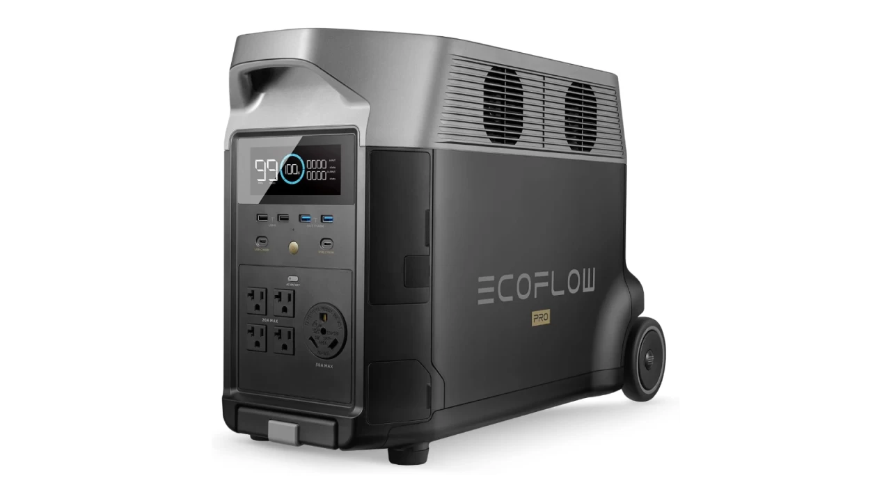 The EcoFlow Delta Pro charging station