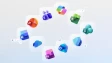 The redesigned Microsoft 365 icons