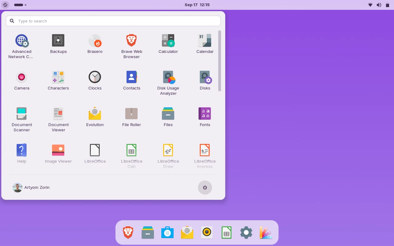 Zorin OS 18 Elementary-OS like look