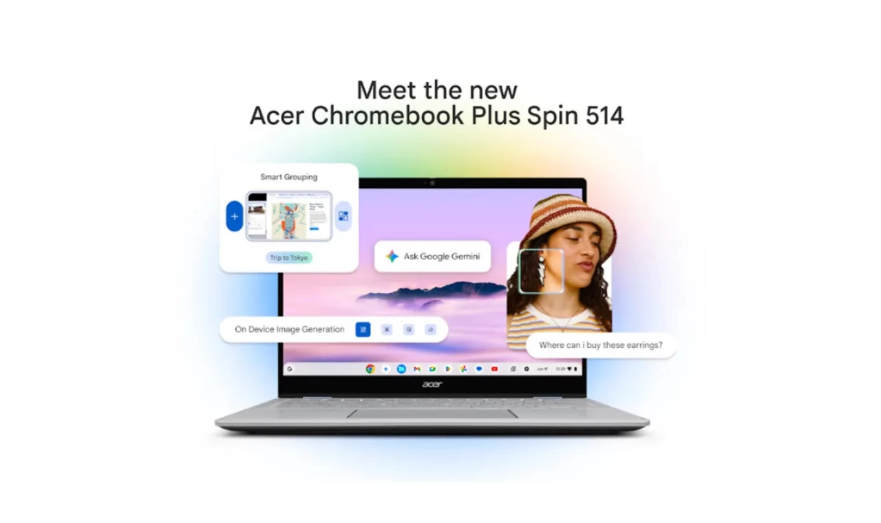 Acer's new Chromebook Plus Spin 514 expands Google's AI-powered ...