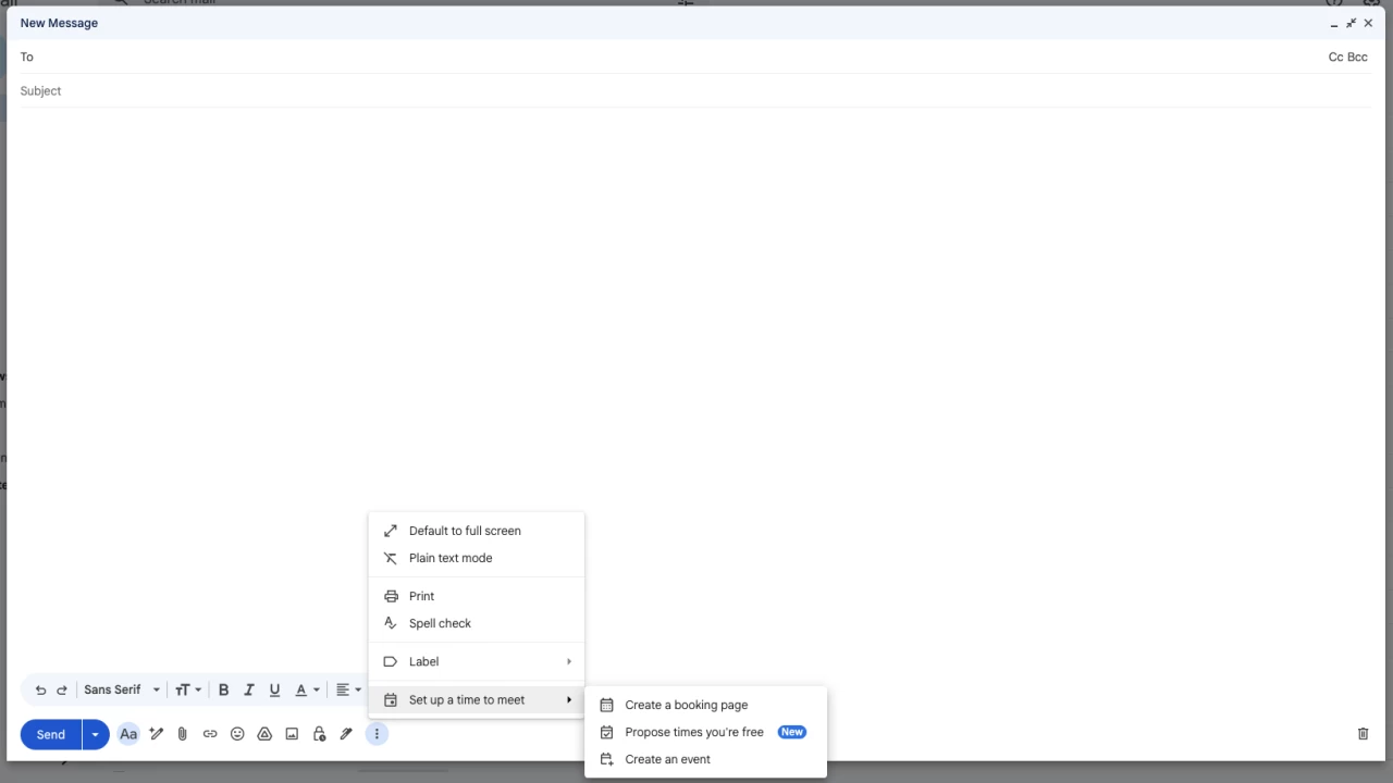 Gmail Help Me Schedule