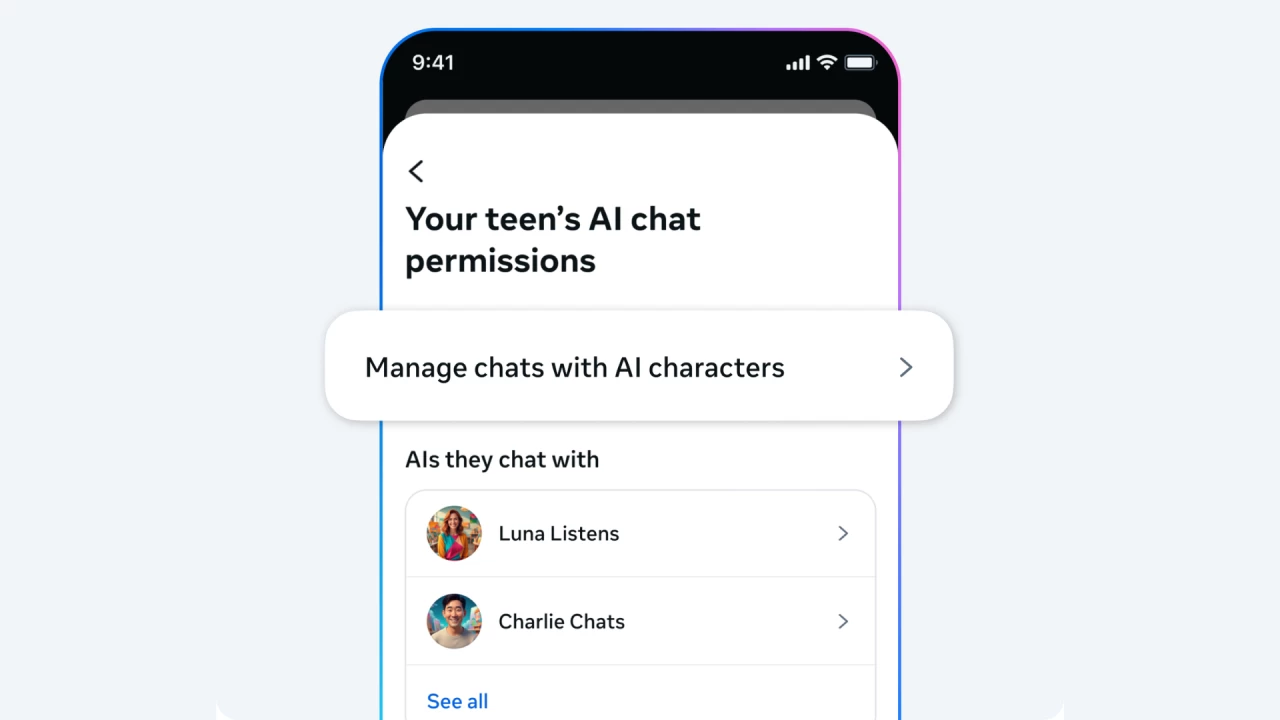 Meta teen AI safety measures