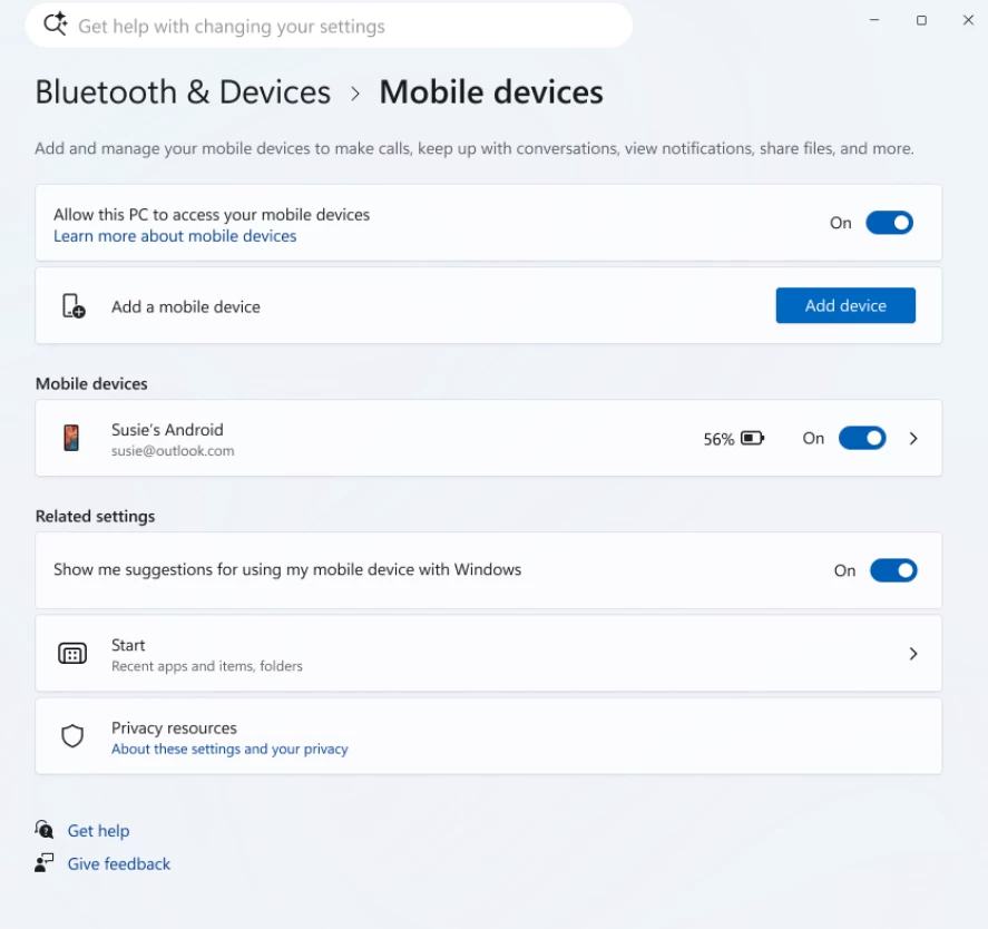 Changes in Windows 11 build build 262206972
