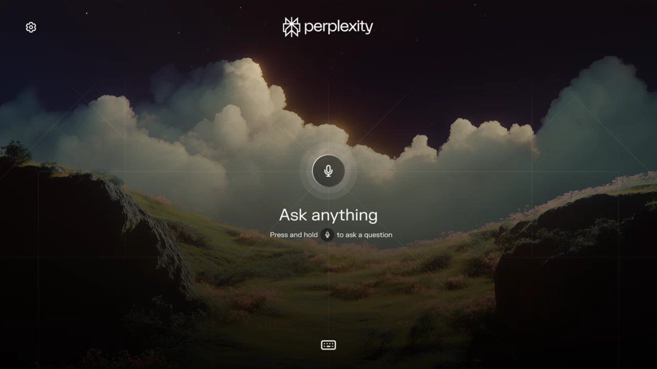 The Perplexity TV app