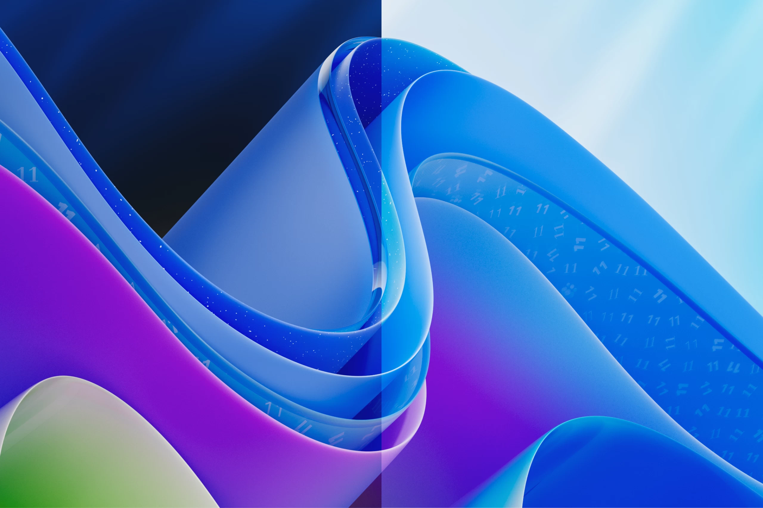 Wallpaper ufficiale 11 anni Windows Insider - variante