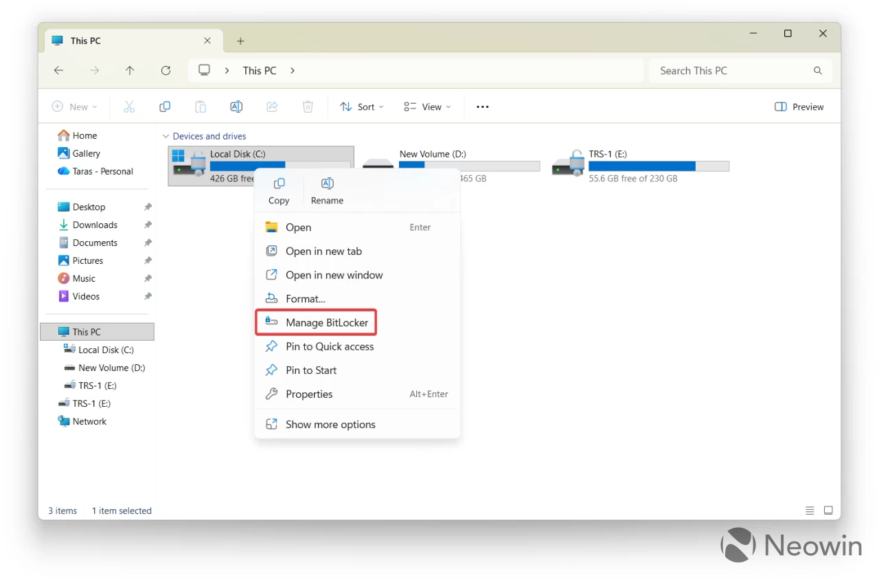 So entfernen Sie BitLocker in Windows 11