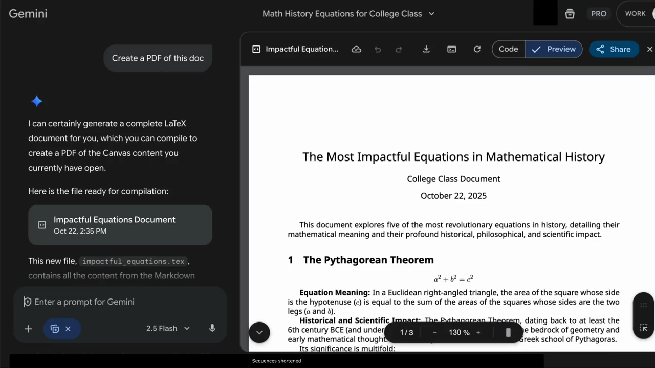 Google brings improved LaTeX rendering to the Gemini app, plus a new ...