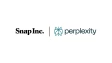The Snapchat and Perplexity logos