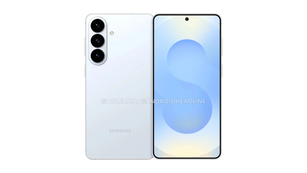 Samsung Galaxy S26 Plus render