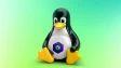 Linux Tux with Kaspersky logo
