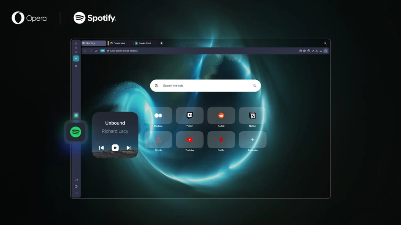 Sonic theme in Opera