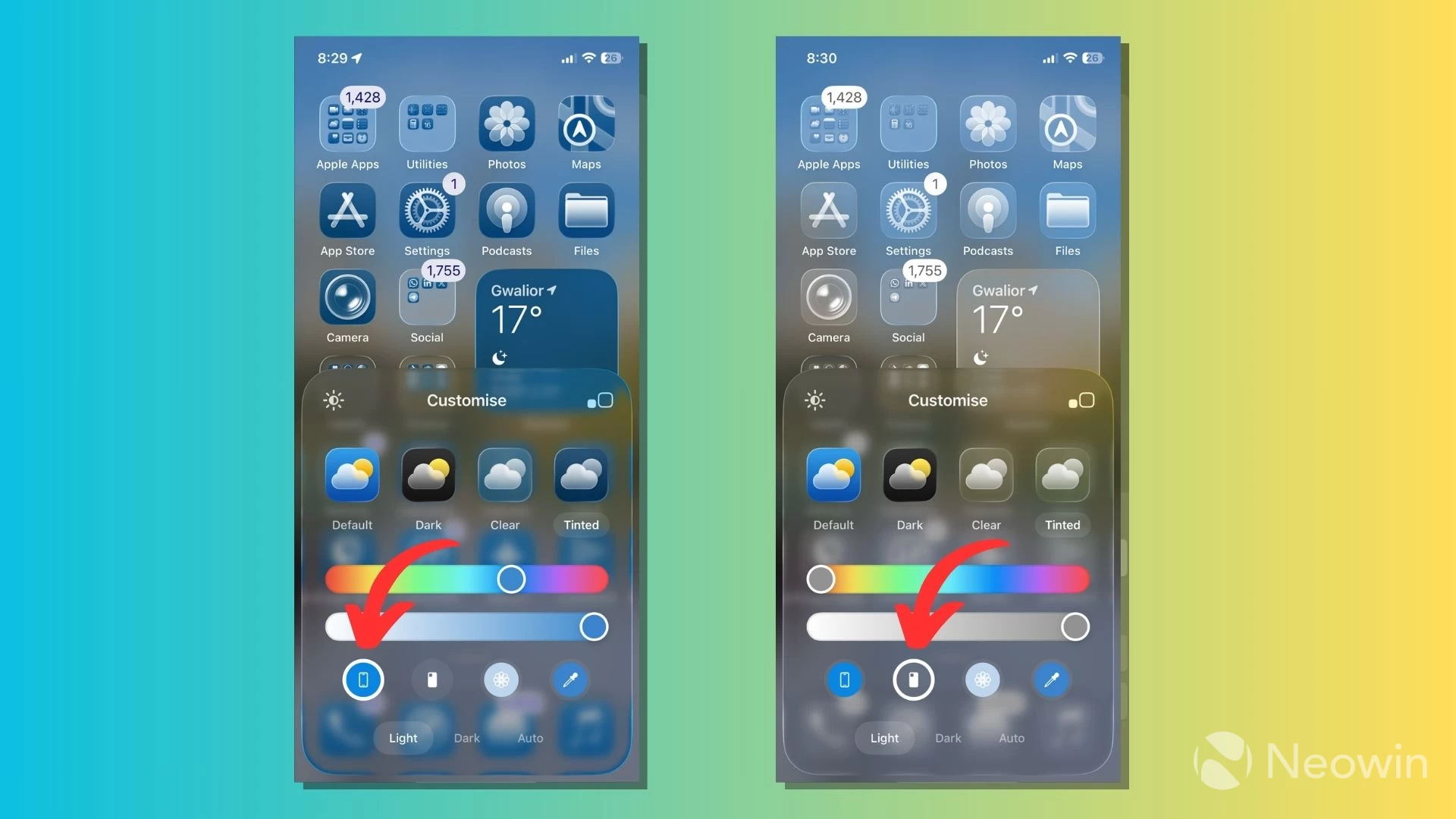 iOS 26 Home Screen Match Tint Color