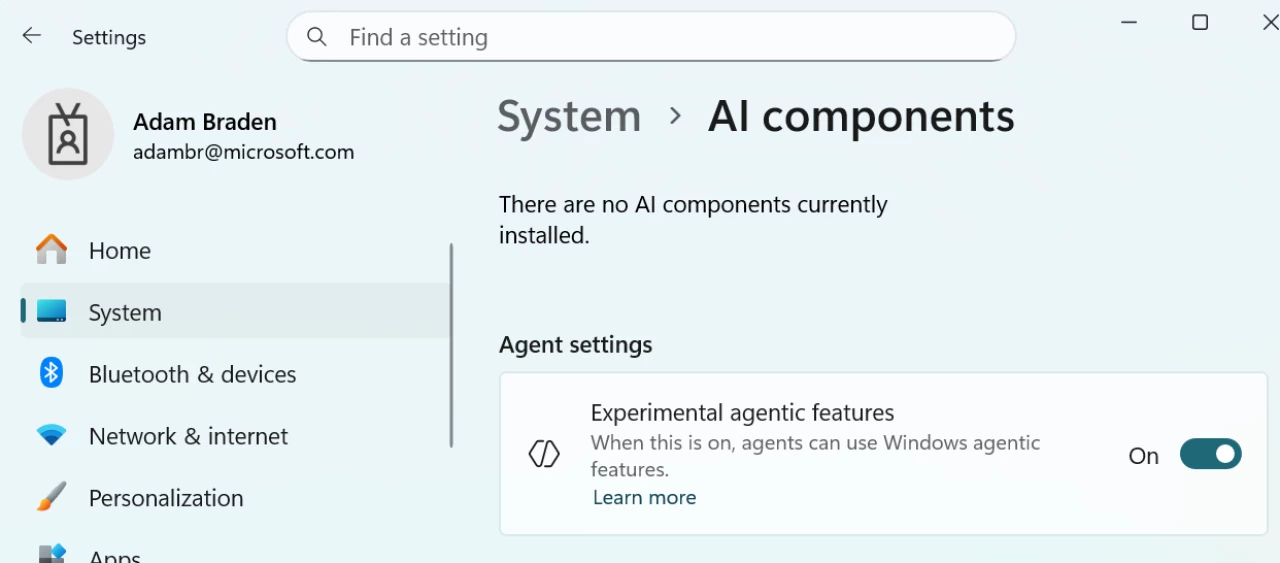 New features in Windows 11 build 262207262