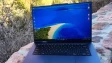 ThinkPad X9 15 Gen 1 Aura Edition in the sun at the park