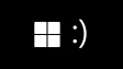 Windows 11 with a smiley face