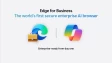 Microsoft Edge for Business AI browser graphic