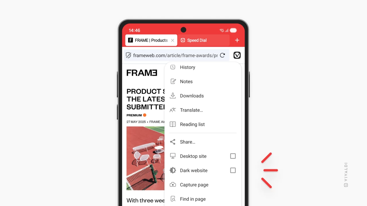 Vivaldi 77 screenshots