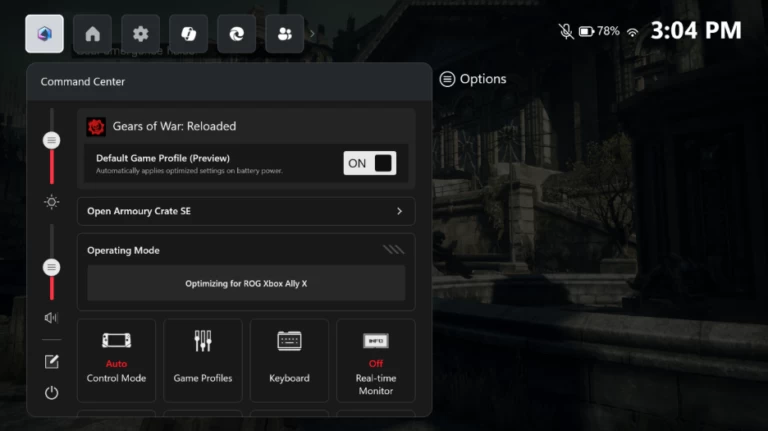 default game profile
